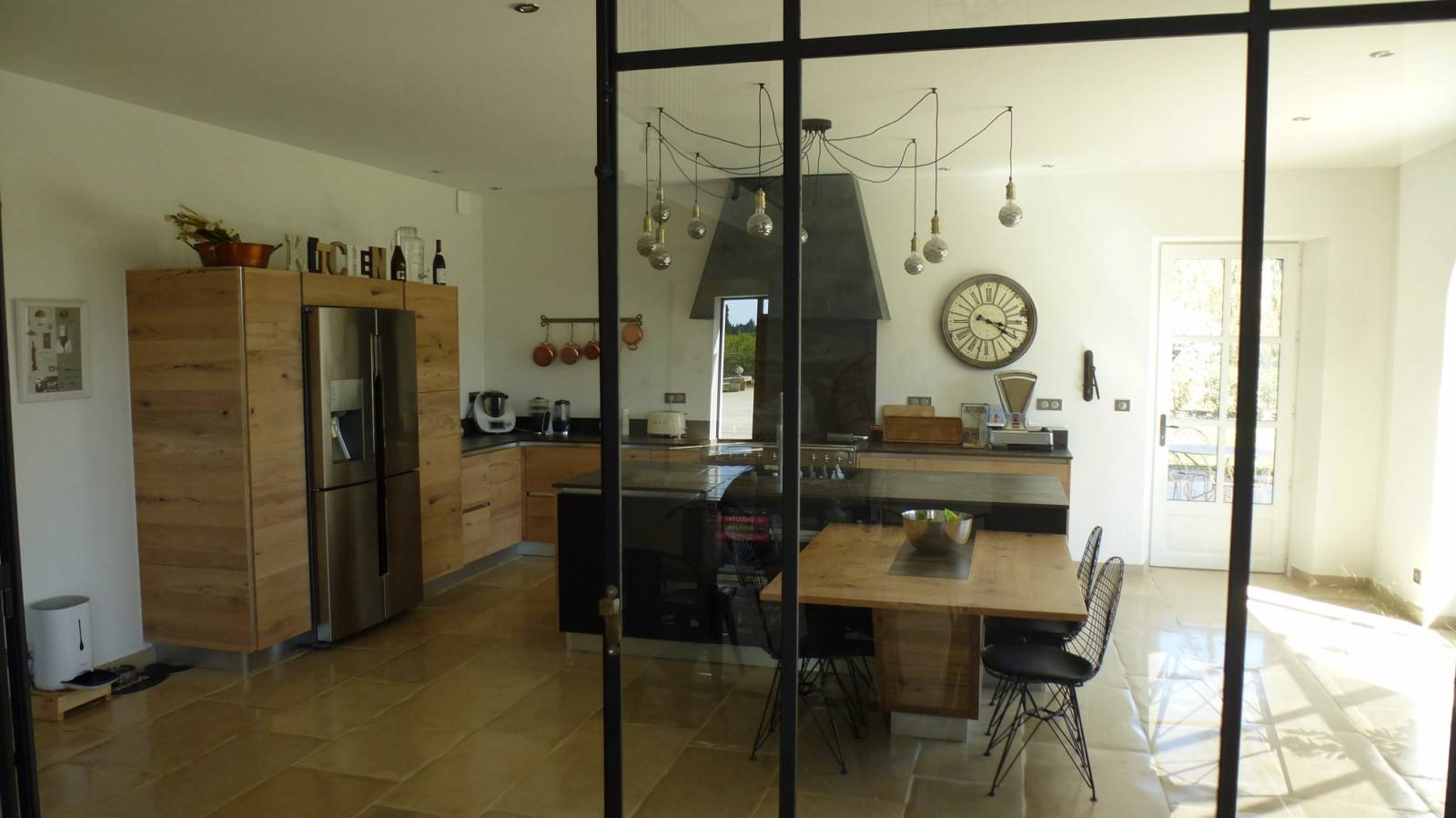 verrière de cuisine déco