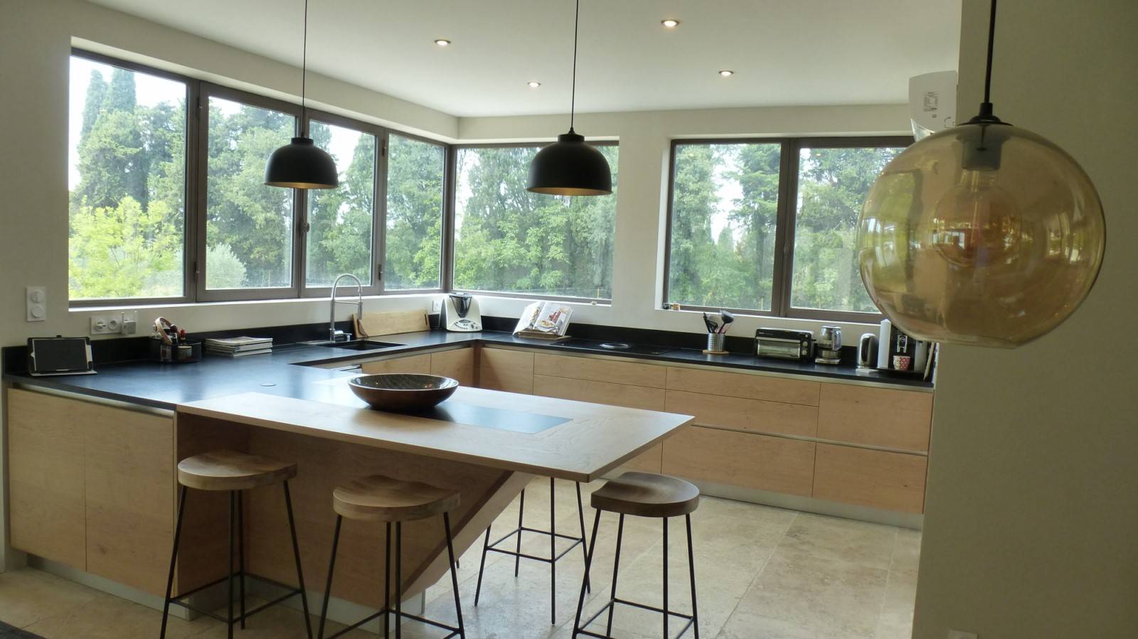 cuisine en chêne sur mesure