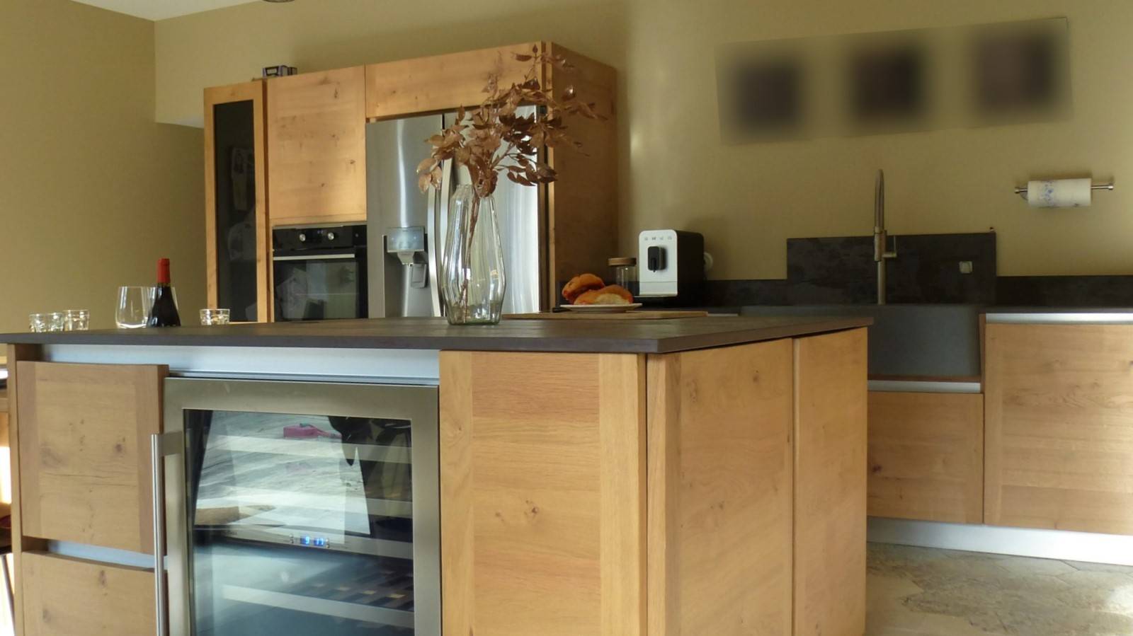 cave à vin LE CHAI 48 bouteilles installée à GRAVESON par ABDselect votre fabriquant de cuisines sur mesure