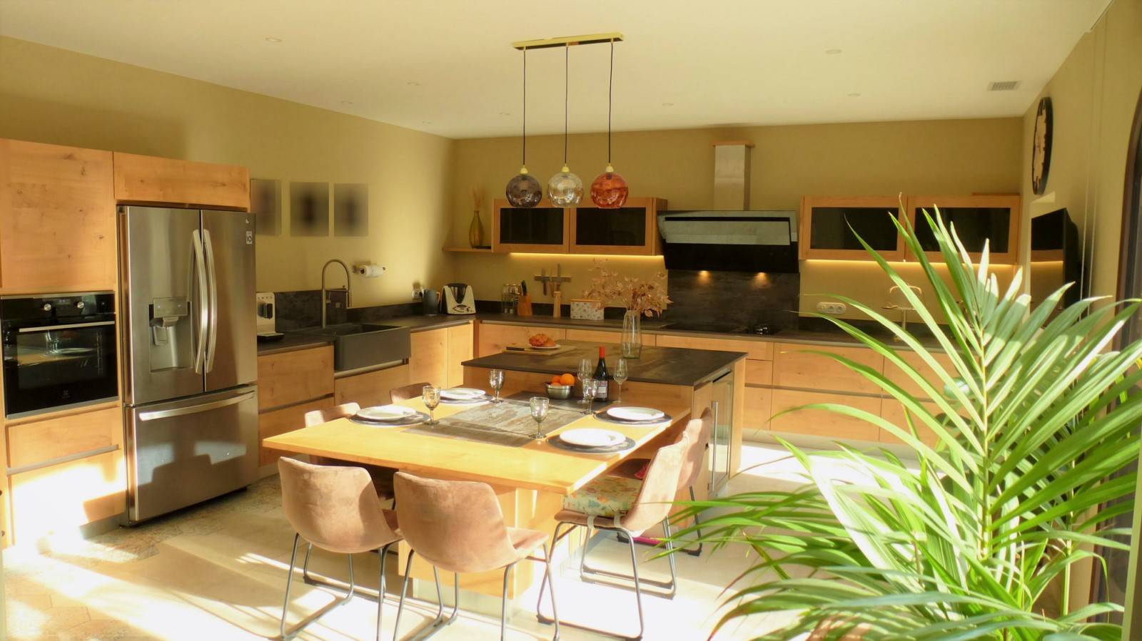 cuisine haut de gamme en chêne massif