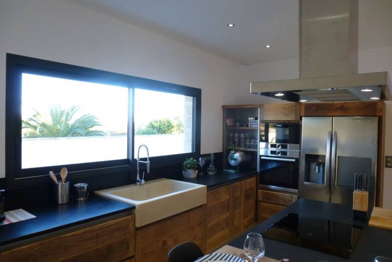 cuisine en bois massif