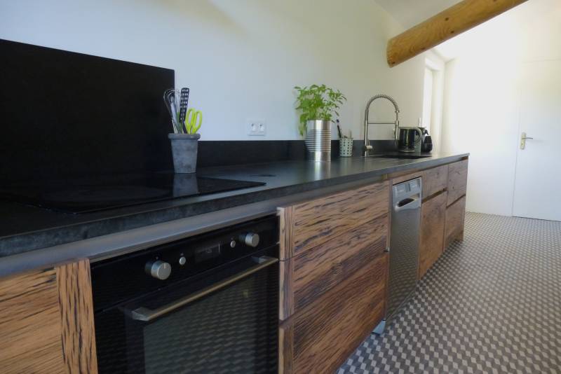 Votre  projet de cuisine moderne en bois naturel à Avignon 