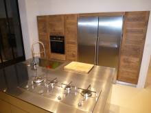 ilot central de cuisson inox