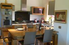 cuisine bois vieux chêne contemporaine 13